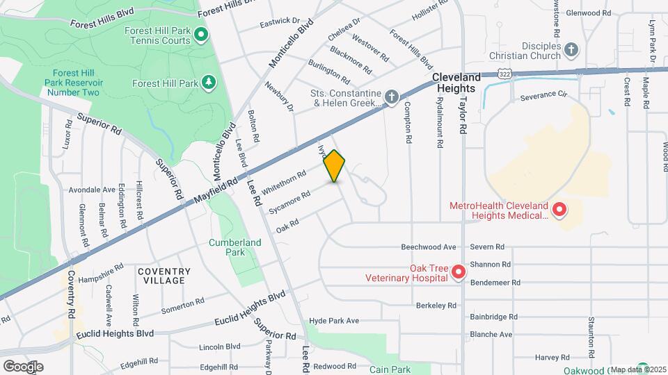 3240 Sycamore Rd Map and Location Details