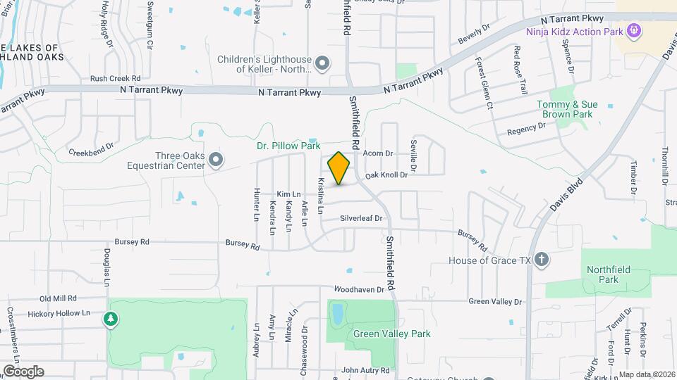7612 Oak Knoll Dr Map and Location Details