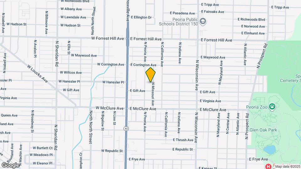 2635 N Missouri Ave Map and Location Details