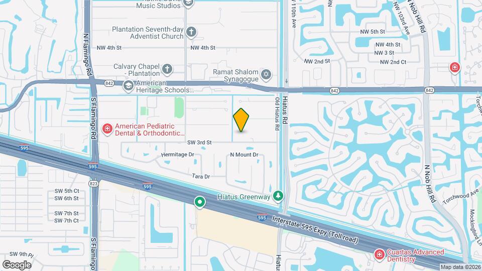 11501 SW 3rd St Map and Location Details