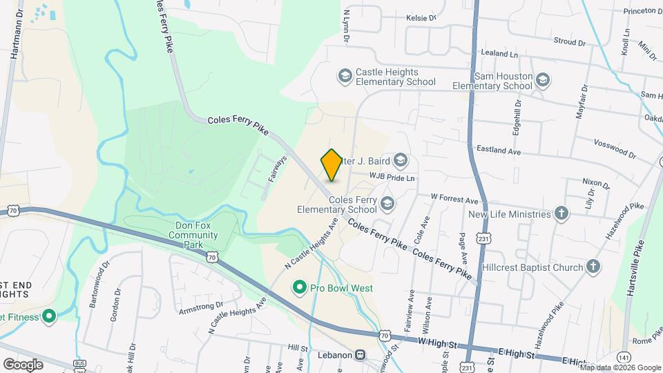 807 Coles Ferry Pike Map and Location Details