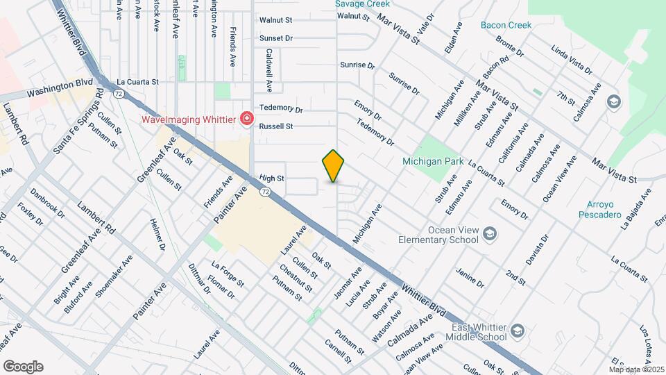 8317-8325 College Ave Mapa y Detalles de la Ubicación