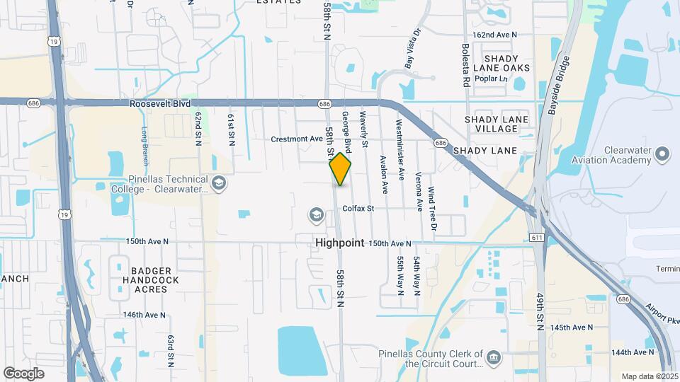 15301 58th St N Map and Location Details