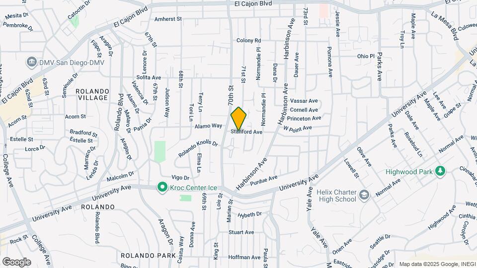 7051 Stanford Ave Mapa y Detalles de la Ubicación
