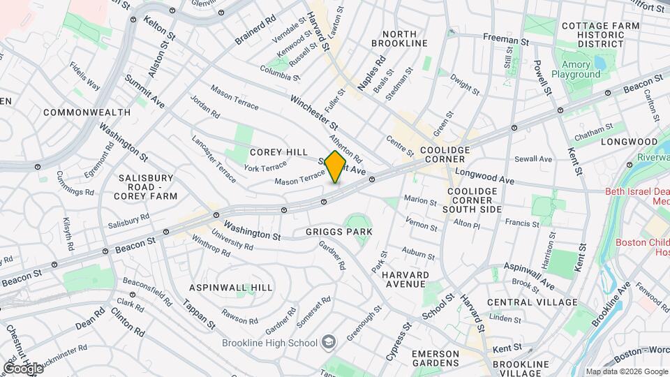 1470 Beacon St Map and Location Details