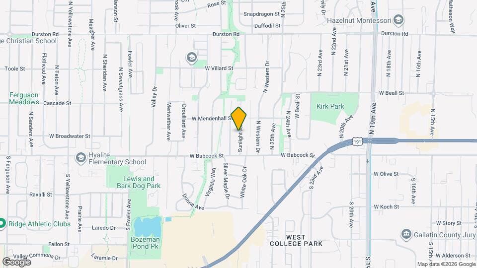 33 Sunlight Ave Map and Location Details