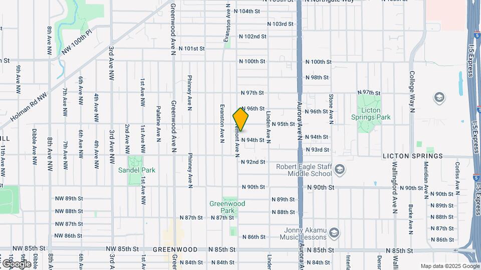 9404 Fremont Ave N, Unit 9404 Mapa y Detalles de la Ubicación