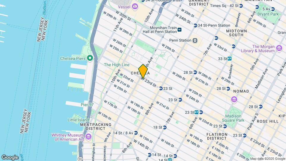 362 W 23rd St Map and Location Details