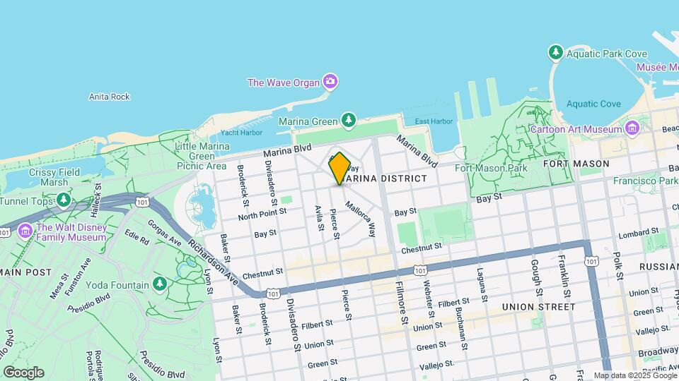 1801 Beach St Mapa y Detalles de la Ubicación