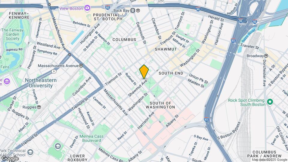 431 Shawmut Ave, Unit 7 Mapa y Detalles de la Ubicación