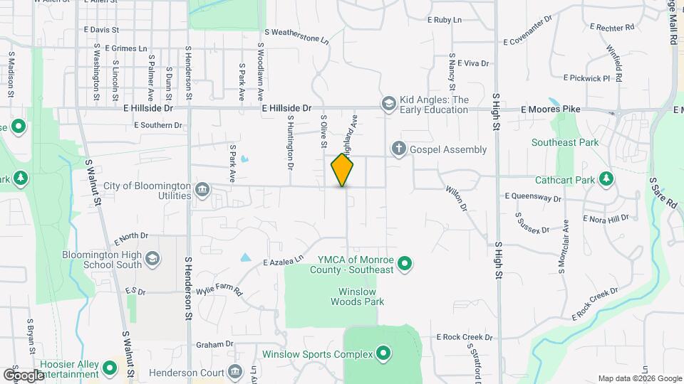 1122 E Miller Dr, Unit 1122 E Miller Dr Mapa y Detalles de la Ubicación