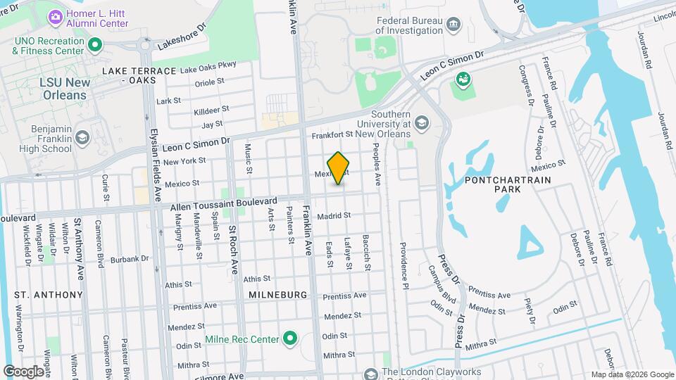 2667 Allen Toussaint Blvd Map and Location Details