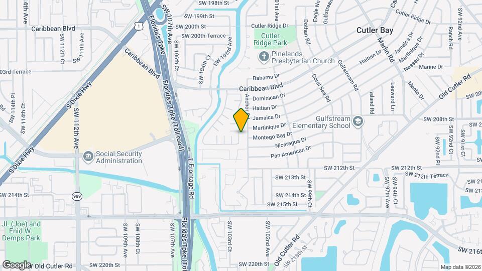 20901 SW 103rd Ct Map and Location Details