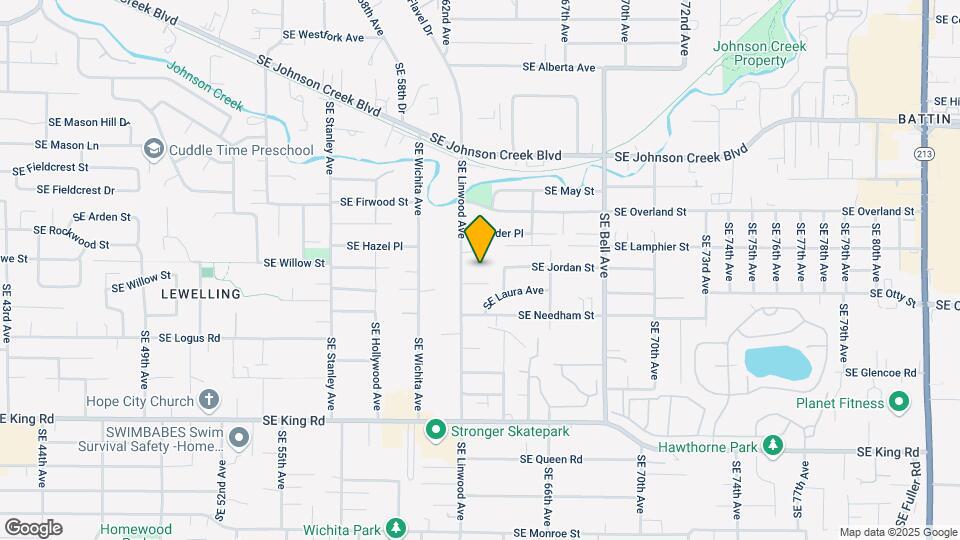 9770 SE Linwood Ave Map and Location Details
