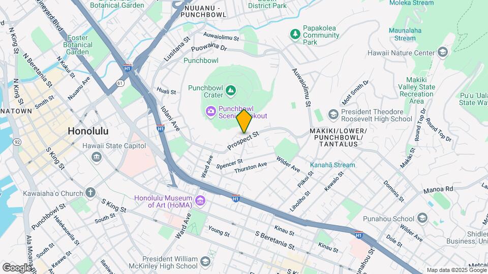 1002 Prospect St Mapa y Detalles de la Ubicación