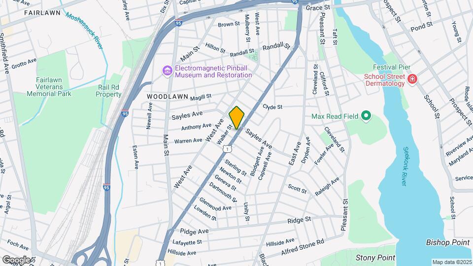 399 Pawtucket Ave Map and Location Details