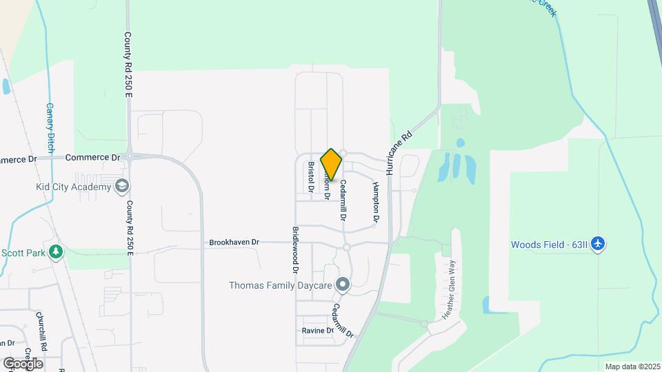 2325 Blackthorn Dr Map and Location Details