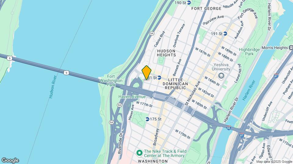 819 W 180th St Mapa y Detalles de la Ubicación