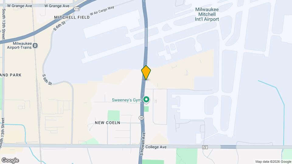 5922 S Howell Ave Map and Location Details