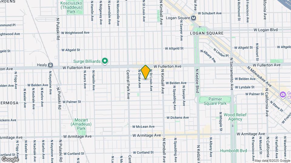 3518 W Belden Ave Map and Location Details