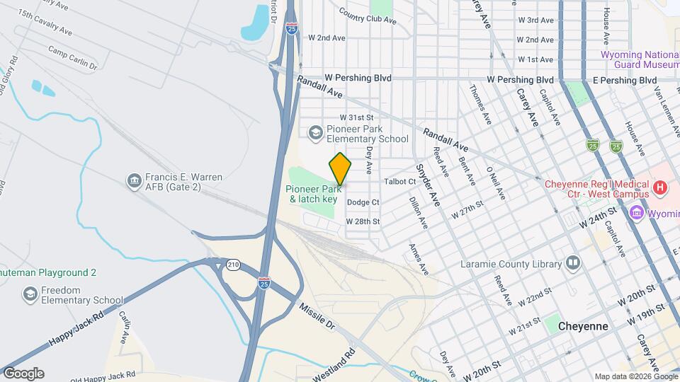 2918 Cribbon Ave Map and Location Details