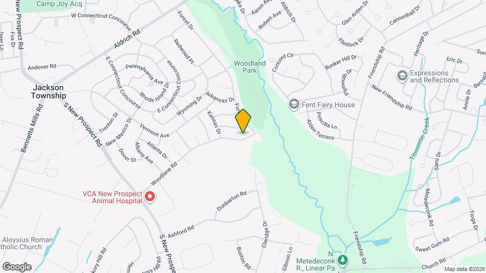 1016 Woodlane Rd Map and Location Details