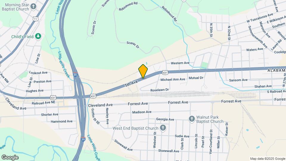 3822 W Meighan Blvd Map and Location Details