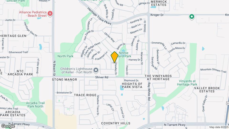 9017 Hawley Dr Map and Location Details