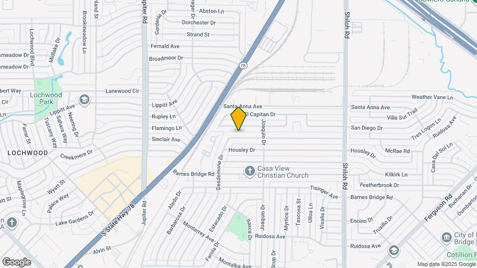 2021 Costa Mesa Dr Map and Location Details