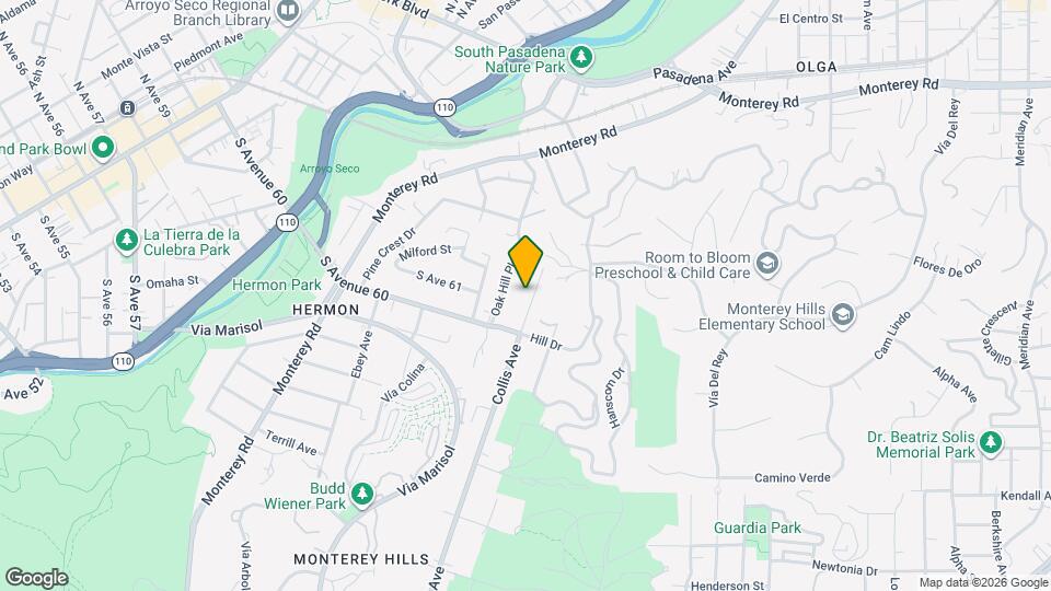 5043 Collis Ave Map and Location Details