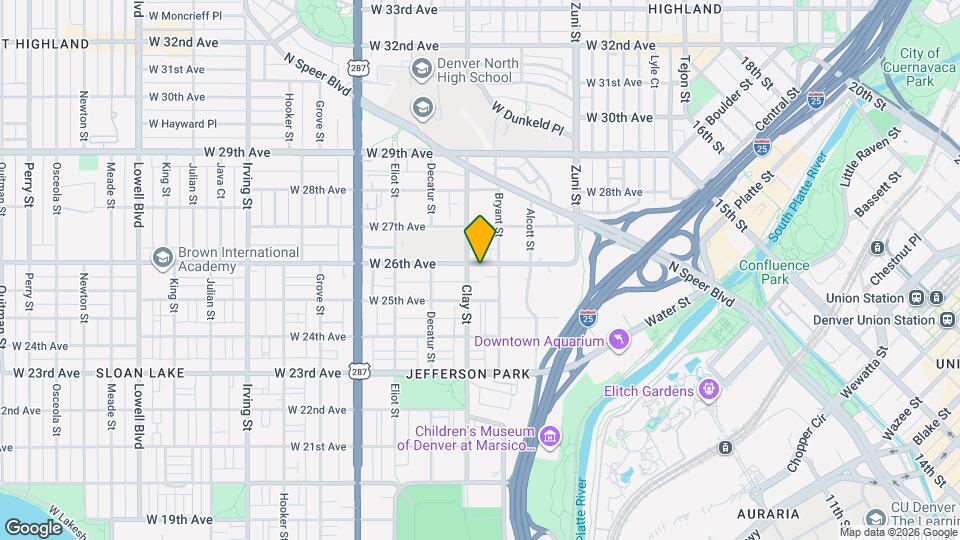 2632 W 26th Ave Map and Location Details