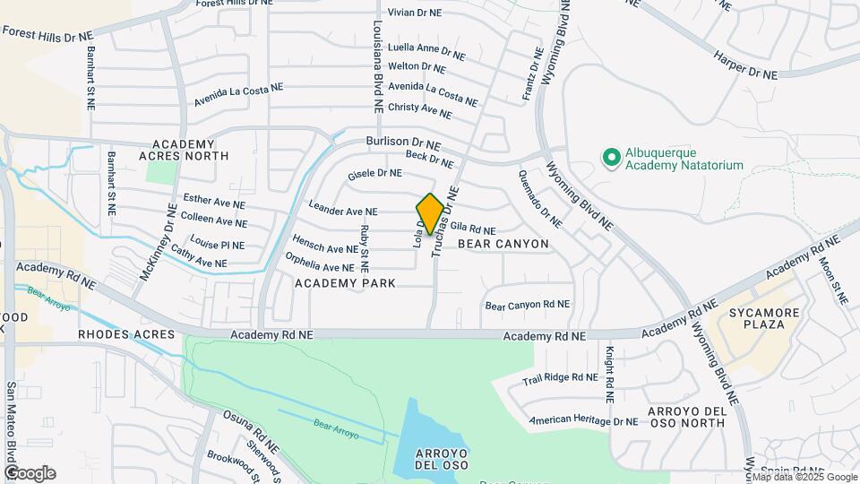6105 Truchas Dr NE Map and Location Details