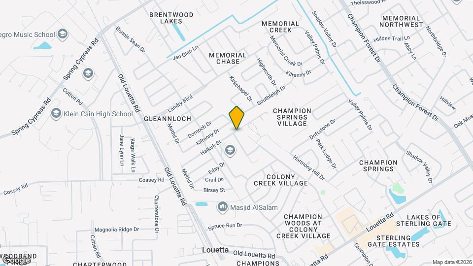 17534 Colony Stream Dr Map and Location Details