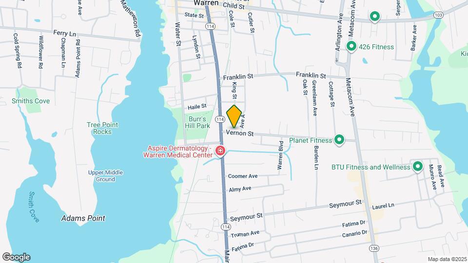 22 Vernon St, Unit Apt#3 Map and Location Details