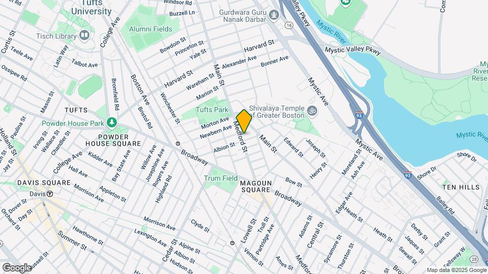 44 Medford St, Unit #401 Map and Location Details