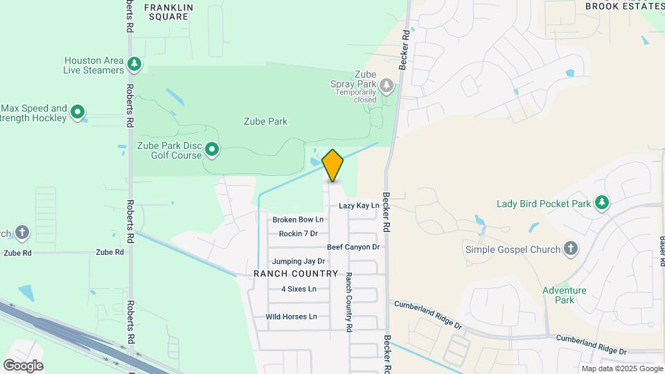 17822 Bullis Gap Dr Map and Location Details