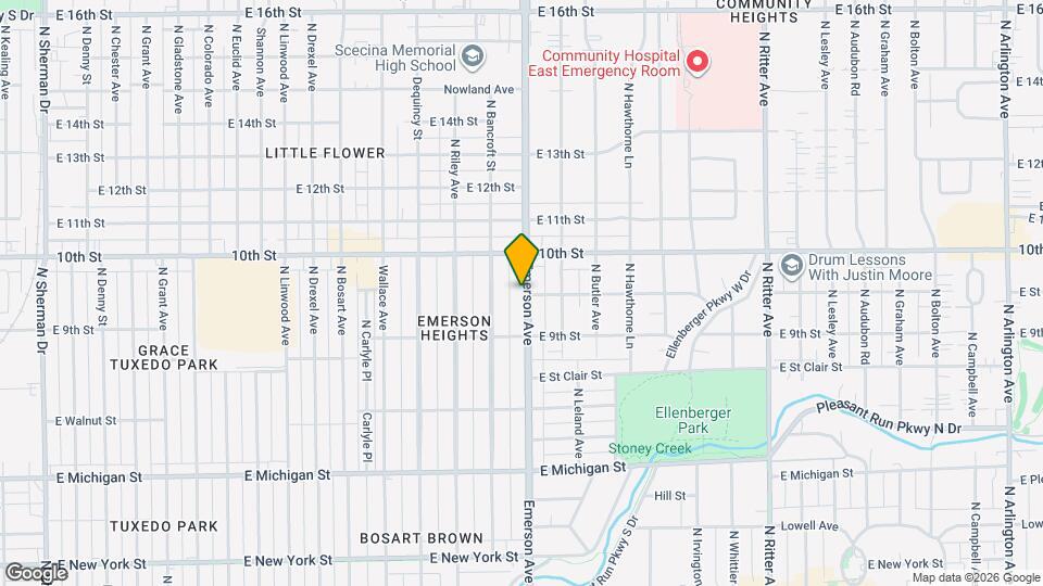 902 N Emerson Ave Map and Location Details