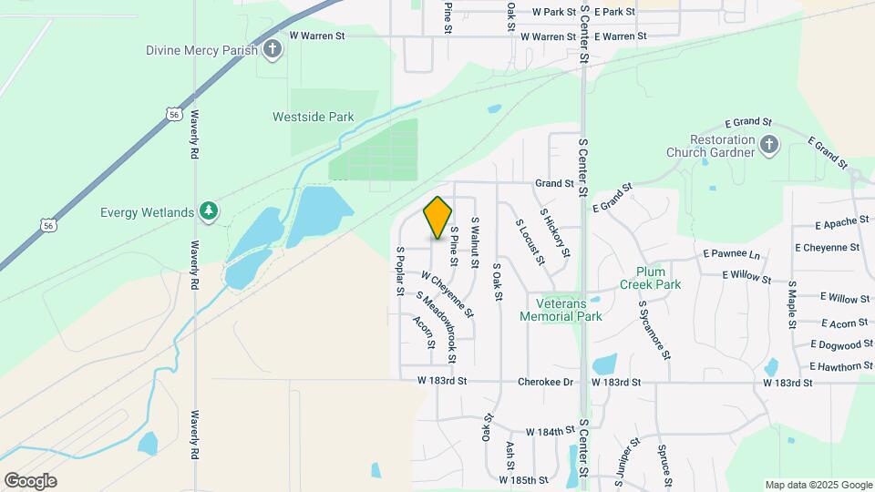 589 S Meadowbrook St Map and Location Details