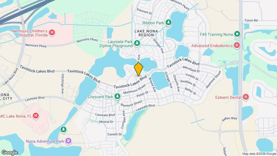 8637 Tavistock Lakes Blvd Map and Location Details