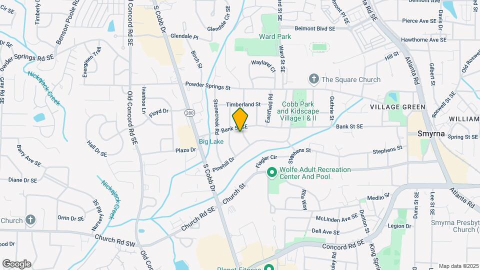 2850 Parkwood Rd Map and Location Details