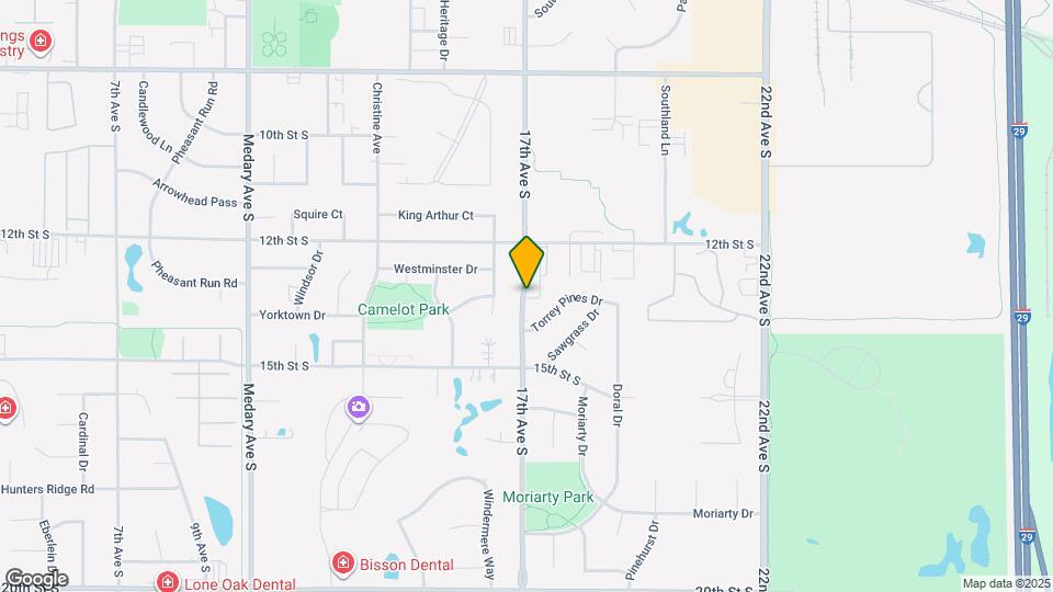 1327 17th Ave S Map and Location Details