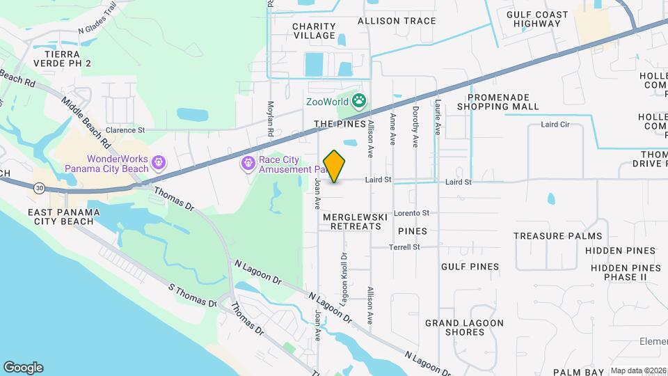 9127 Laird St Map and Location Details