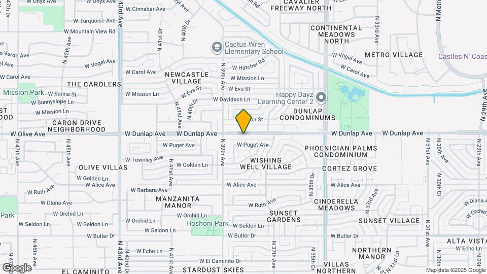 3807 W Dunlap Ave Map and Location Details