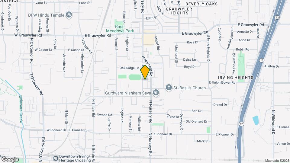 1014 Holly St Map and Location Details