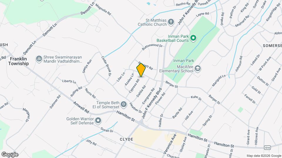 3 Cypress Rd Map and Location Details