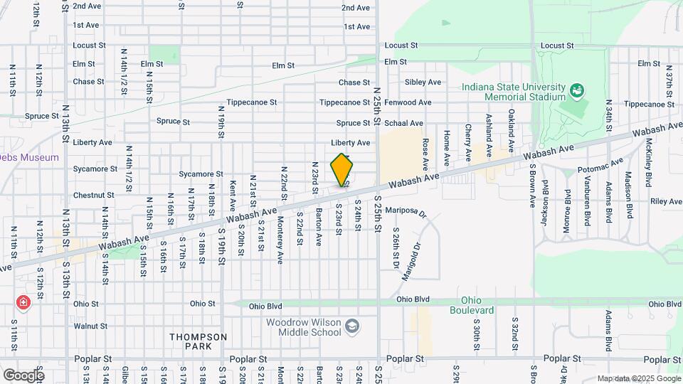2344 Wabash Ave Map and Location Details