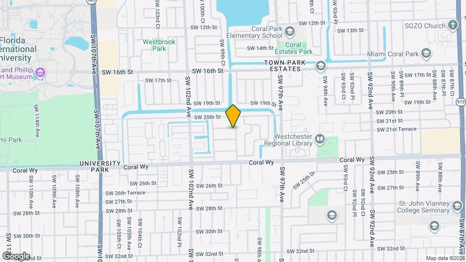 2134 SW 99th Ave Map and Location Details