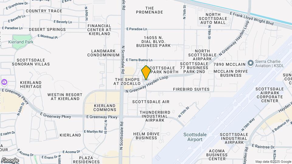 The District at Scottsdale Apartments Mapa y Detalles de la Ubicación