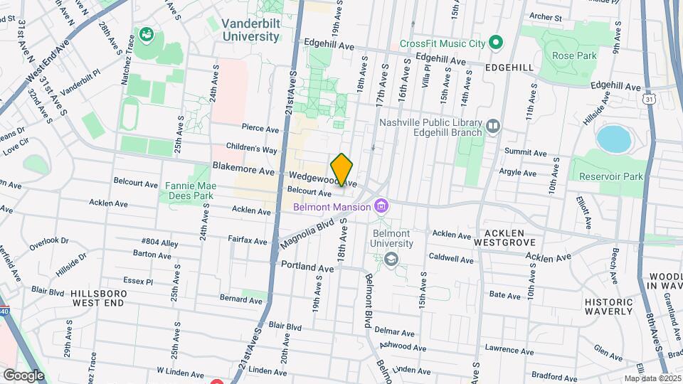 1711 18th Ave S Map and Location Details