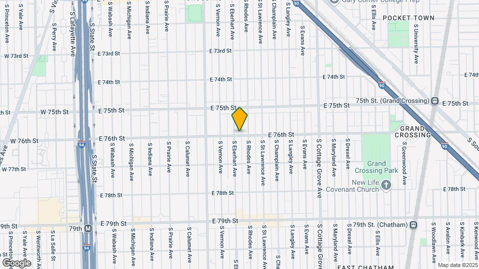 7555 S Eberhart Ave Mapa y Detalles de la Ubicación